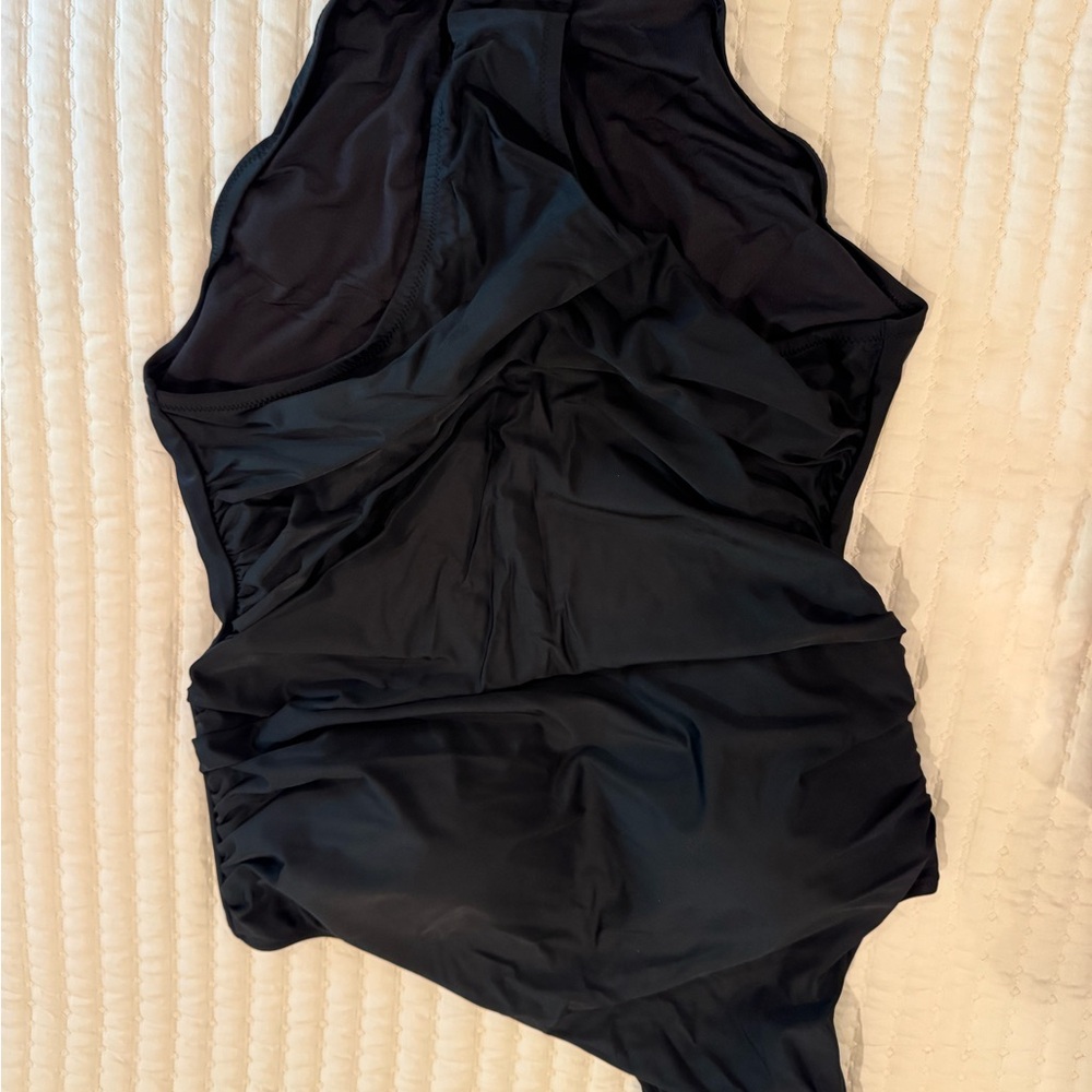 Jcrew One Shoulder Ruched One Piece Swim - Picture 3 of 5